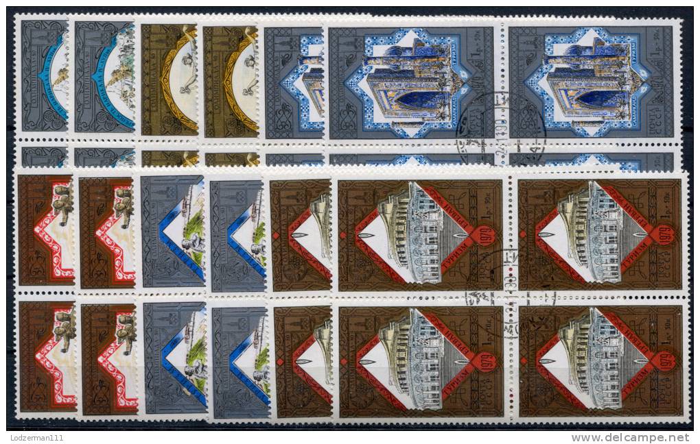 USSR 1979 - Mi.4872-4877 Two Sets Of 4-blocks (VF) - Gebraucht