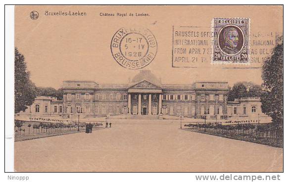 Belgium 1926  Postal Card Sent To Germany - Used Stamps