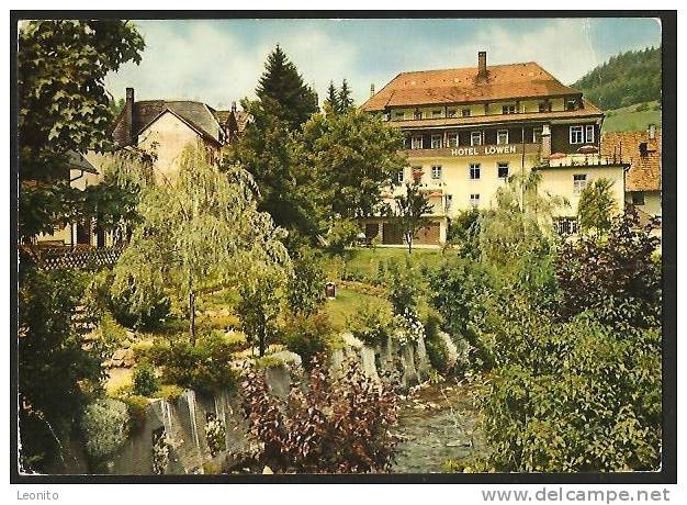 TODTMOOS Hotel Löwen Schwarzwald Stempel ! 1963 - Todtmoos