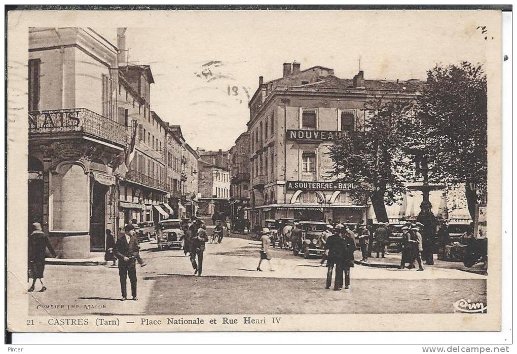 CASTRES - Place Nationale Et Rue Henri IV - Castres