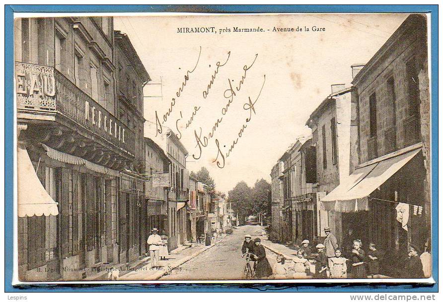 47 - MIRAMONT --  Avenue De La Gare - Autres & Non Classés