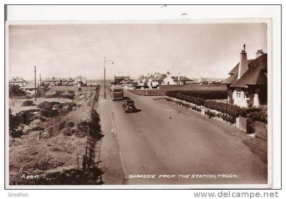 TROON 8851 BARASSIE FROM THE STATION (CARTE PHOTO) - Ayrshire