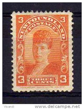 Newfoundland - 1898 - 3 Cents Definitive - MH - 1865-1902