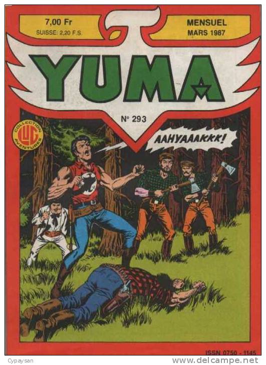 YUMA N° 293  AVEC ZAGOR BE 03-1987 - Yuma