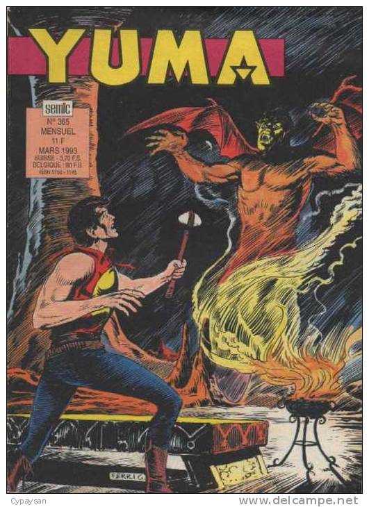 YUMA N° 365 AVEC ZAGOR BE 03-1993 - Yuma