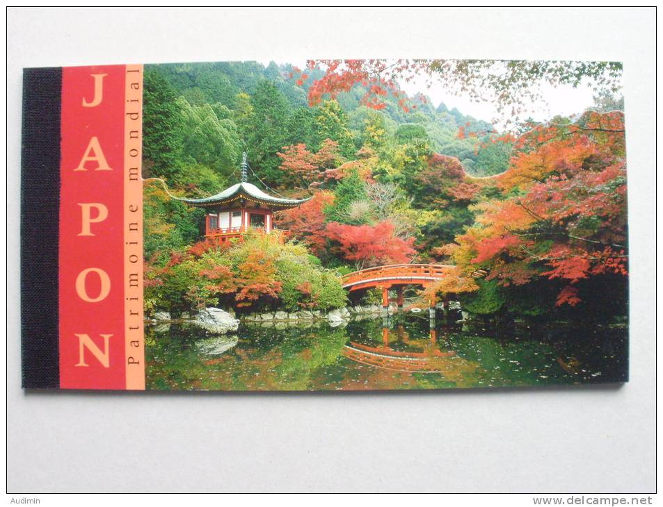 UNO-Genf 417/22 MH 6 Booklet 6 Oo Used, UNESCO-Welterbe: Japan - Cuadernillos