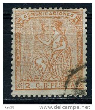 I REPUBLICA 1873 2 CTS NARANJA USADO - Used Stamps