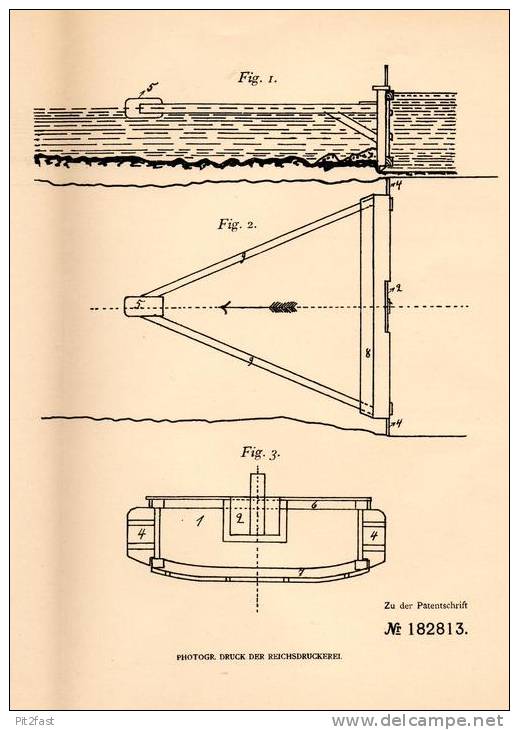 Original Patentschrift - F. Rieder In Mühle Loiching B. Dingolfing , 1904 , Reinigung Von Mühlbächen Und Flüssen  !!! - Historische Dokumente