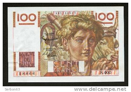 BILLET MONNAIE 100 FRANCS JEUNE PAYSAN TYPE 1945 Du 6.9.1951 N° 18866 Alphabet S.400 SPL + - NOTRE SITE Serbon63 - 100 F 1945-1954 ''Jeune Paysan''