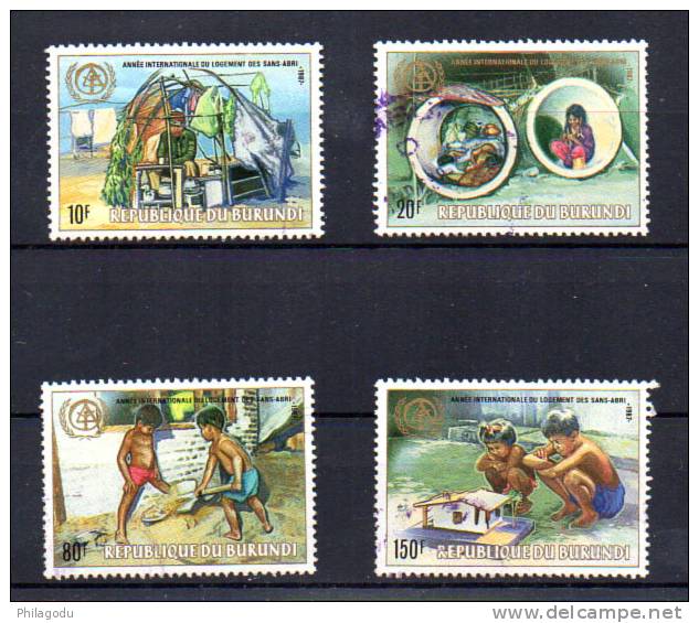 Année Du Logement Des Sans-abri, 959 / 962  Ø, Cote  15 €, - Used Stamps