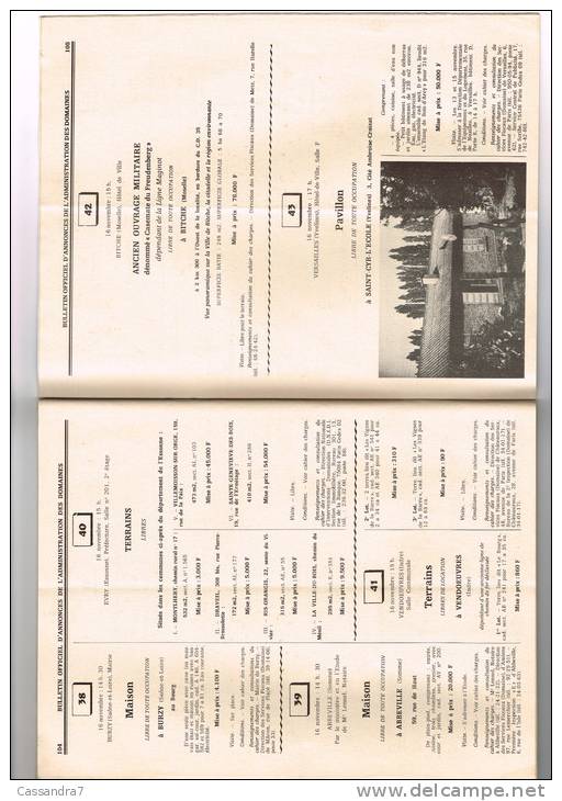 Bulletin Officiel Annonces Administration Domaines-N°554-Vaudry(calvados)-Tracteur et autocar Renault- 2cv et 4L - suite