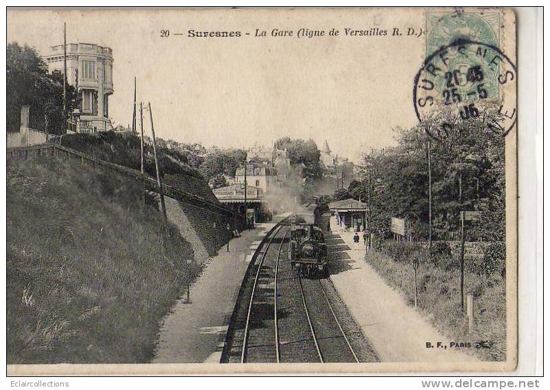 Suresne   La Gare   Ligne De Versailles - Suresnes