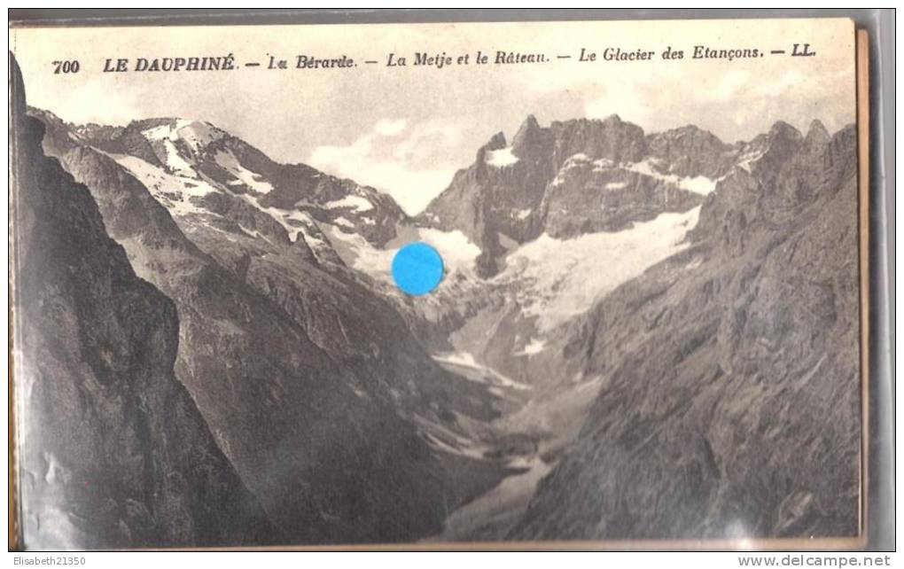 LA BERARDE (carnet)  La Meije Et Le Rateau- Le Glacier Des Etançons - Autres & Non Classés