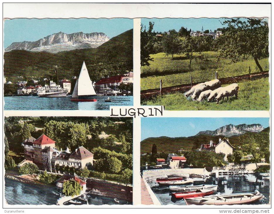 74 - Lugrin Et Les Bords Du Lac Léman. CPSM 1965 - Lugrin