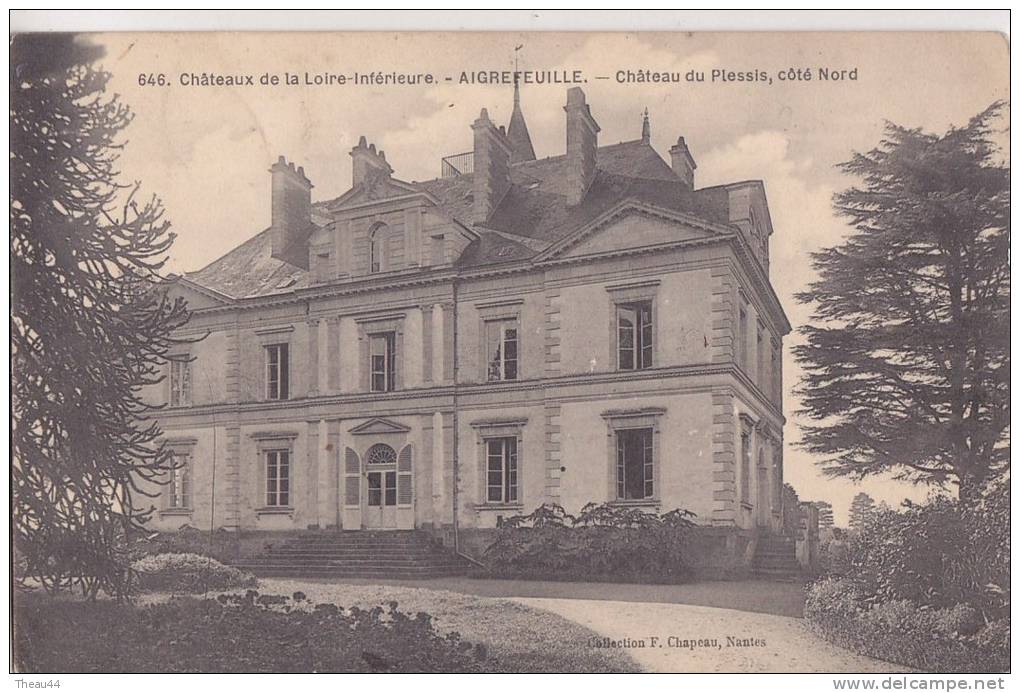 ¤¤  -  646  -  AIGREFEUILLE   -  Chateau Du Plessis  -  ¤¤ - Aigrefeuille-sur-Maine
