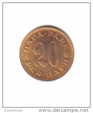 YUGOSLAVIA    20  PARA  1981  (KM# 45) - Yugoslavia