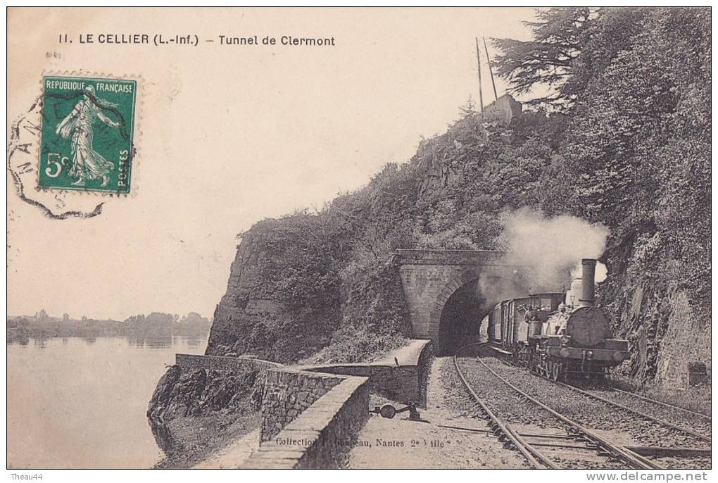 ¤¤  -  11  -  LE CELLIER   -  Tunnel De Clermont  -  Chemin De Fer  -  Train   -  ¤¤ - Le Cellier