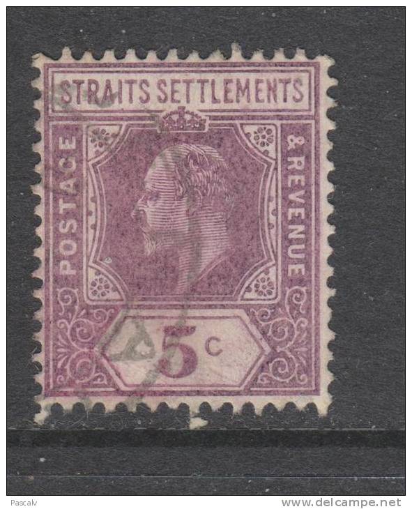 Yvert 124 Oblitéré - Straits Settlements