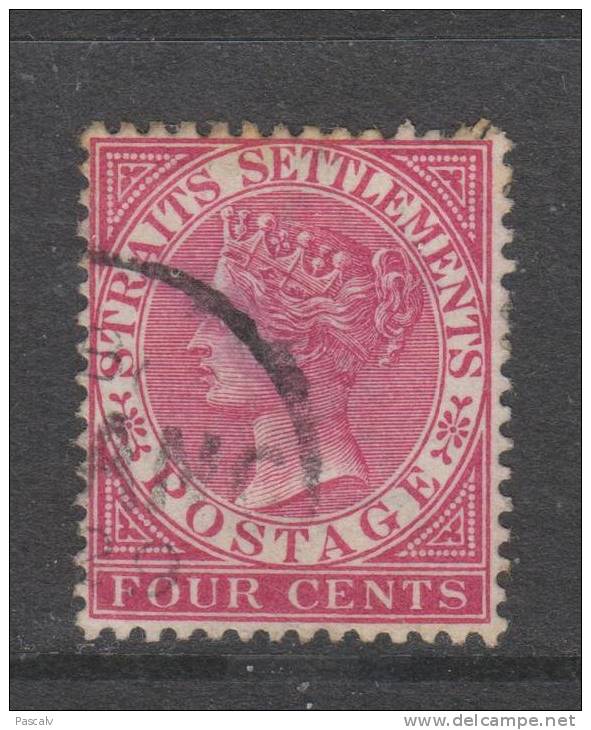 Yvert 33 Oblitéré - Straits Settlements