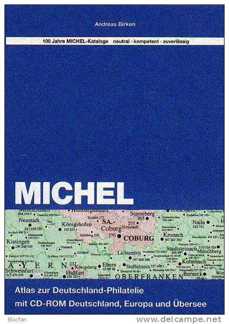 MlCHEL Atlas Der Welt-Philatelie 2013 Neu 79€ Mit CD-Rom Zur Postgeschichte A-Z Mit Nummernstempeln Catalogue Of Germany - Handbücher