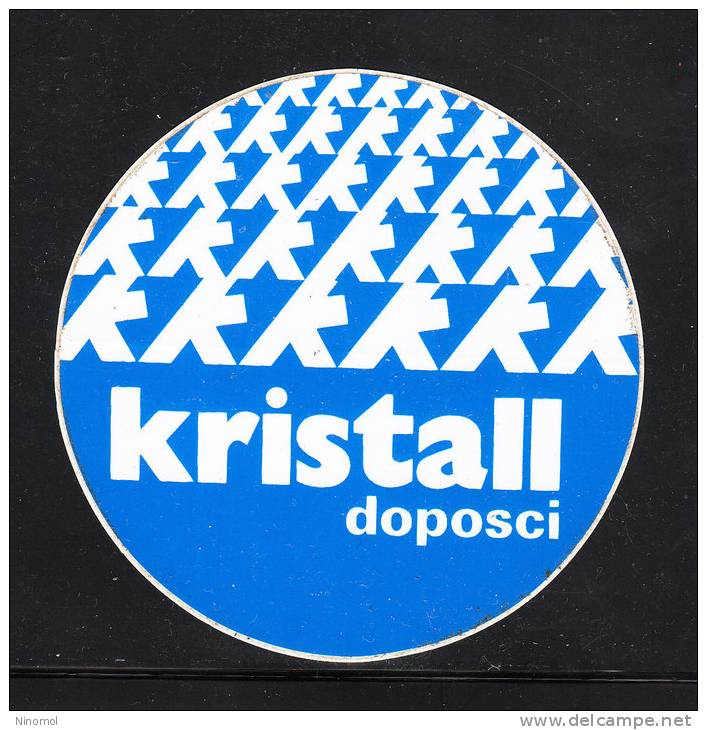 Autoadesivo  Doposci  Kristall - Sports D'hiver