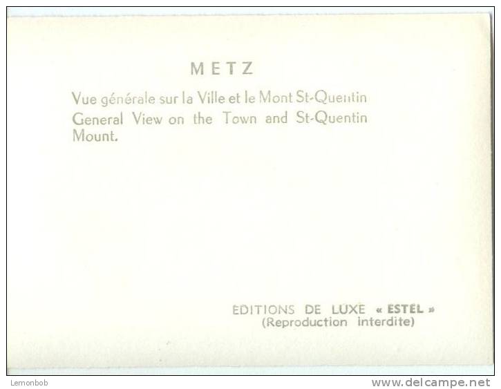 France, METZ, General View On The Town And St, Quentin Mount, Mini Photo[12635] - Other & Unclassified