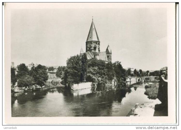 France, METZ, View On The Love Garden And The Protestant Temple Mini Photo[12638] - Other & Unclassified