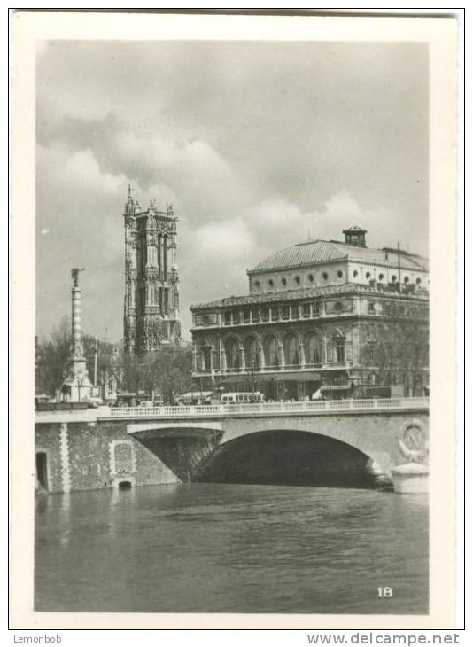 France, Paris, Place Du Chatelet Et Tour Saint-Jacques Photo  [12663] - Other & Unclassified