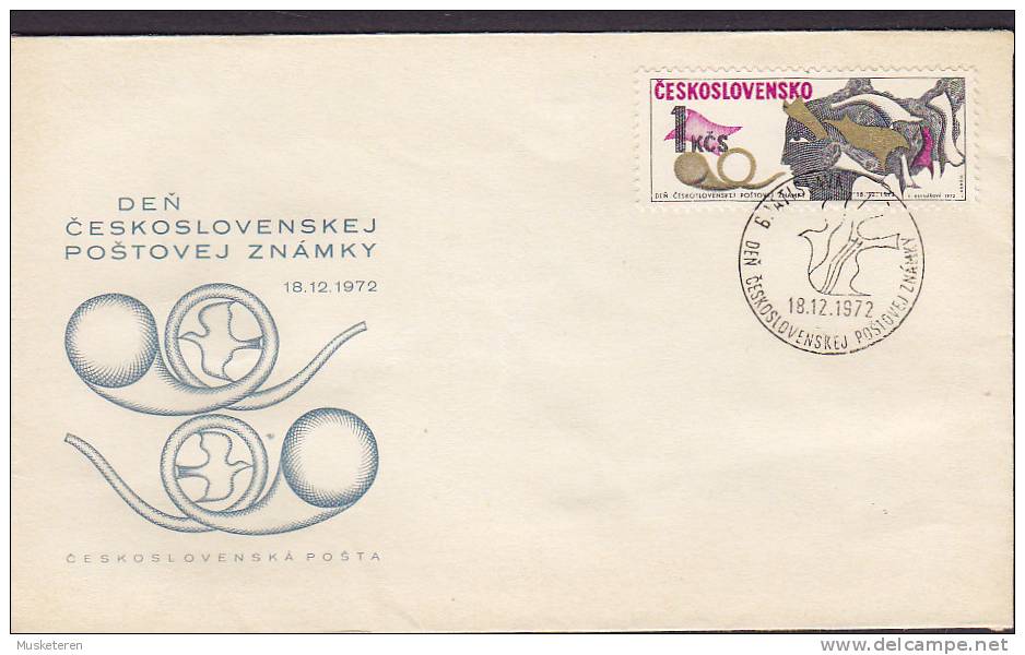 ## Czechoslovakia Ersttag Brief FDC Cover 1972 Tag Der Briefmarke Day Of Stamp Jour De Timbre - FDC