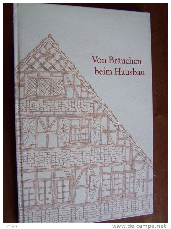 Von Bräuchen Beim Hausbau TOBLER STÄFA Zu Weinhachten 1970 Exemplar   N°1189 - Architecture