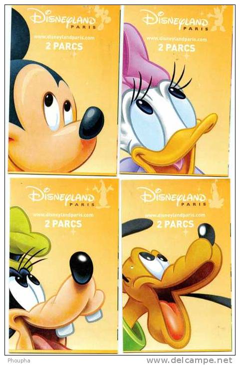 Lot De 4 Nouveaux Pass Disney - Disney Passports