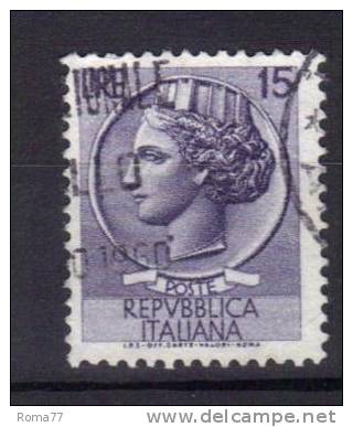 R405 - REPUBBLICA , Il 15 Lire Fil Stelle 1 Per Macchinette (Carraro N. 325). - Variétés Et Curiosités