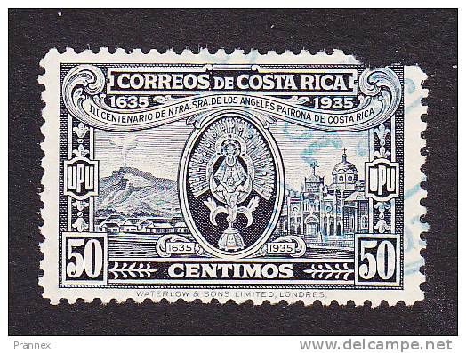 Costa Rica, Scott #168, Used, Miraculous Statuette And View Of Cathedral, Issued 1935 - Costa Rica