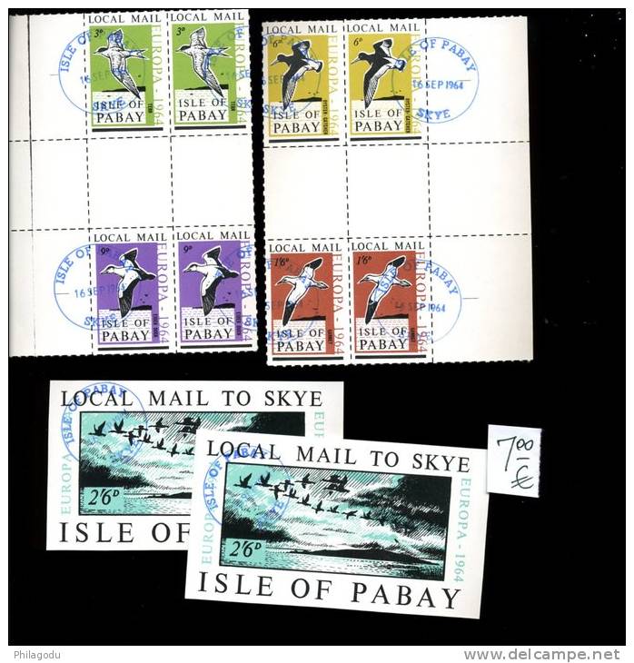 PABAY To SKYE   EUROPA 1964  Fine Used Complete - Local Issues