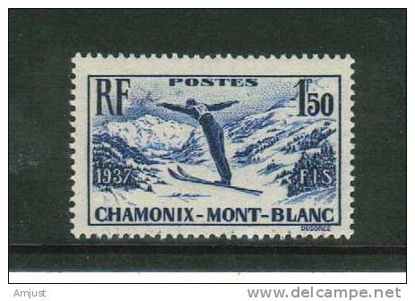 Timbre De France Yvert & Tellier No. 334** Neuf Sans Charnière - Unused Stamps