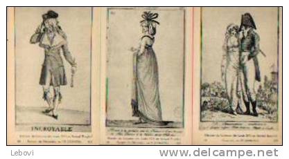 "Second Empire" - Lot De 3 Illustrations Sur Cartons Forts (format "carte Postale") - Ed. ND, Paris - Autres & Non Classés
