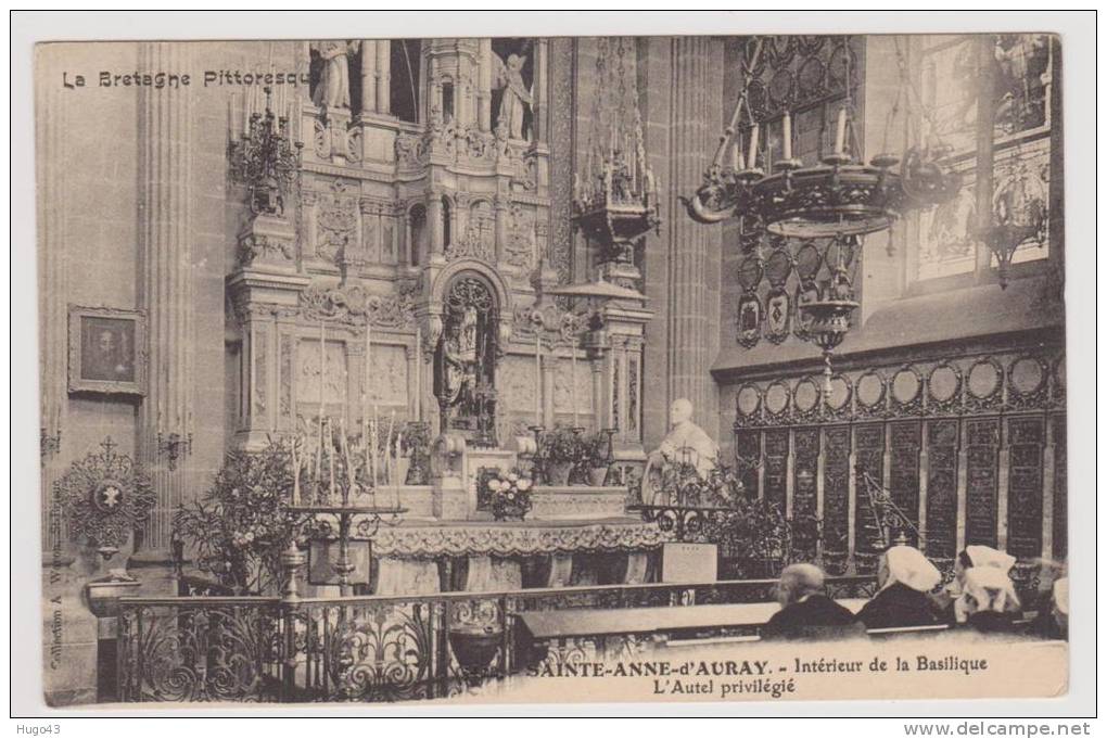 SAINTE ANNE D´ AURAY - INTERIEUR DE LA BASILIQUE - AUTEL PRIVILEGIE - Sainte Anne D'Auray