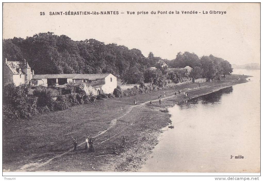 ¤¤  -  25  -  SAINT-SEBASTIEN-les-NANTES  -  Vue Prise Du Pont De La Vendée  -  La Gibraye  -  ¤¤ - Saint-Sébastien-sur-Loire