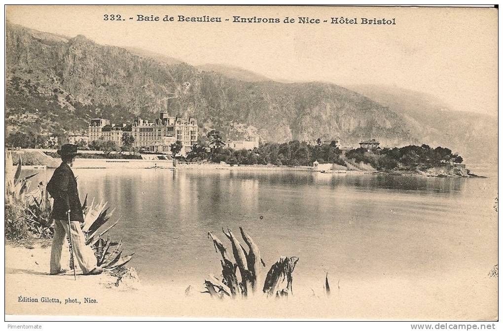 BAIE DE BEAULIEU ENVIRONS DE NICE HOTEL BRISTOL - Beaulieu-sur-Mer