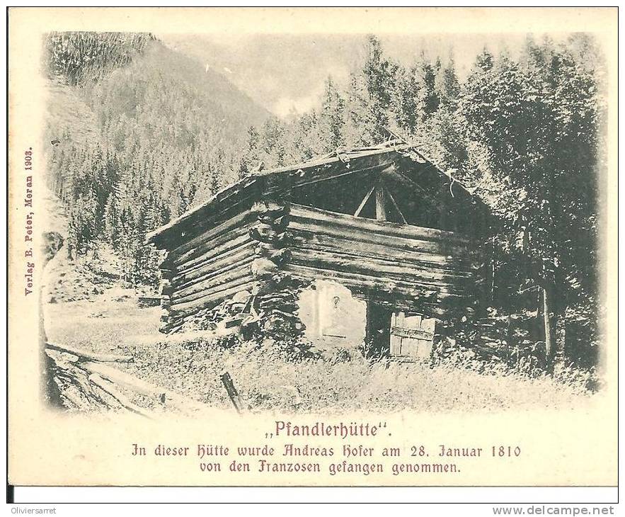 Allemagne Pfandlerhutte Von Den Franzosen Gefangen Genommen - Merano