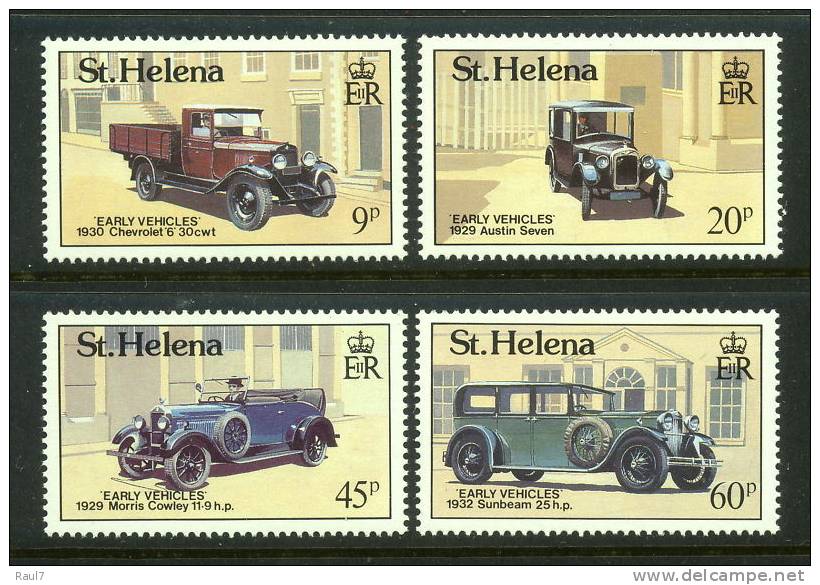 ST-HELENA - 1989 - 1ers Véhicules Sur L'Ile - 4v Neufs - Mnh - Sainte-Hélène