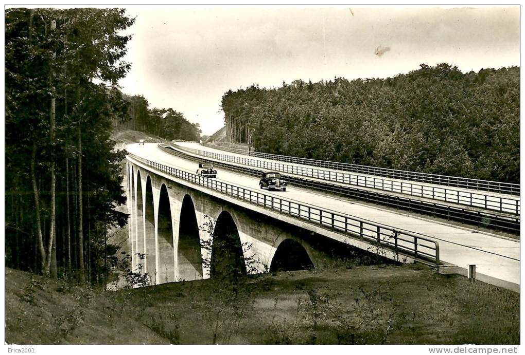 Kaiserslautern.Pfalz, Bundesautobahn, Schweinsdellbrucke. - Kaiserslautern