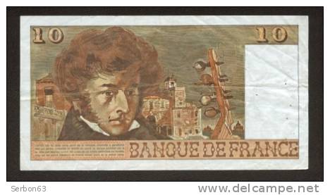 10 FRANCS BERLIOZ BILLET FRANCAIS E.284 N° 949672 TTB PETIT PRIX IDEAL DEBUTANT CRAQUANT D'ORIGINE 7 TROUS ! 5-1-1976 - 10 F 1972-1978 ''Berlioz''