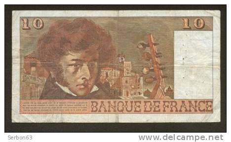 10 FRANCS BERLIOZ BILLET FRANCAIS U.302 N° 86980 TTB PETIT PRIX IDEAL DEBUTANT CRAQUANT D'ORIGINE 10 TROUS ! 2-3-1978 - 10 F 1972-1978 ''Berlioz''