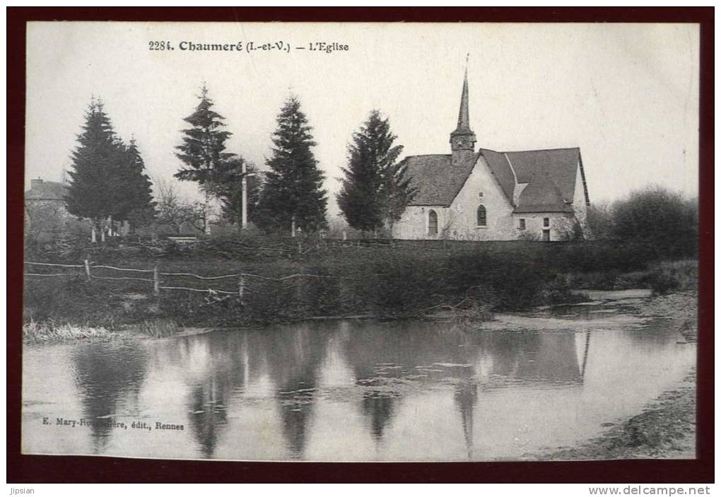 Cpa Du 35 Chauméré L' église      BHU2 - Otros & Sin Clasificación