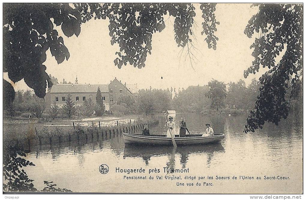 HOEGAARDEN - Hougaerde Près Tirlemont - Pensionnat Du Val Virginal - Une Vue Du Parc - Hoegaarden