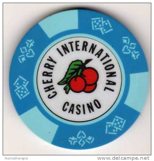 Jeton De Cherry International Casino $1 : Cerises - Casino