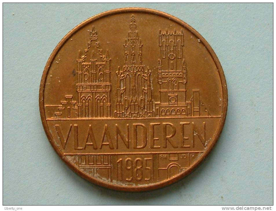 50 VLAAMSE FRANKEN / VLAANDEREN 1985 ( Goudkleur - For Grade And Details, Please See Photo ) - Autres & Non Classés