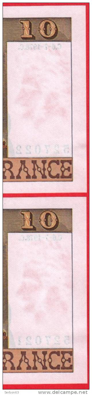 PAIRE DE : 10 FRANCS BERLIOZ 2 BILLETS FRANCAIS TYPE 1972 Y. 306 N° 527021 ET 527022 NEUFS C.6-7-1978.C - 10 F 1972-1978 ''Berlioz''