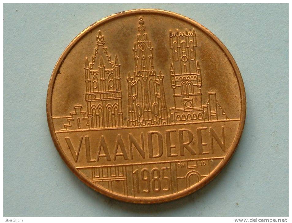 50 VLAAMSE FRANKEN / VLAANDEREN 1985 ( Goudkleur - For Grade And Details, Please See Photo ) - Autres & Non Classés